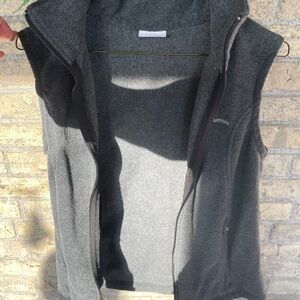 Columbia Charcoal Fleece Vest